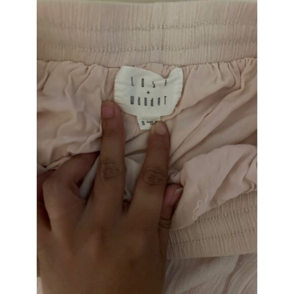 Lost + Wander Light Pink Boho Maxi Skirt | Coastal Cowgirl Romantic Core M - Picture 4 of 6